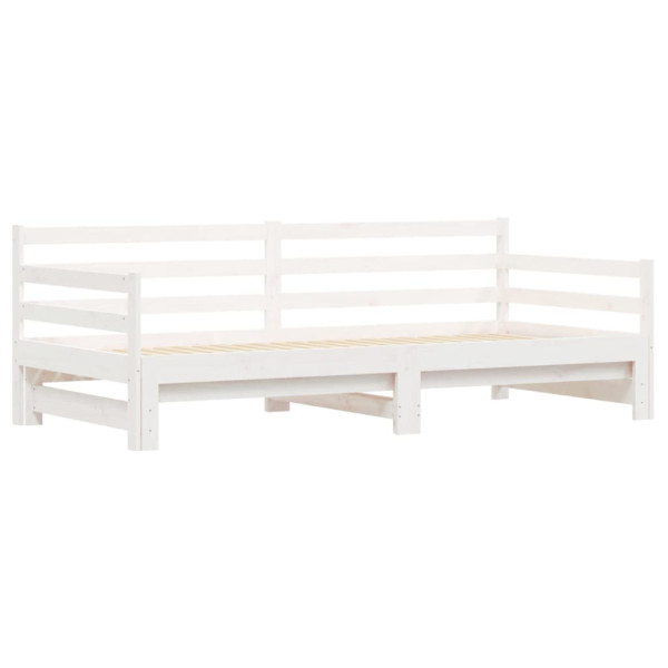 Sofá cama nido madera maciza de pino blanco 90x190 cm M 4