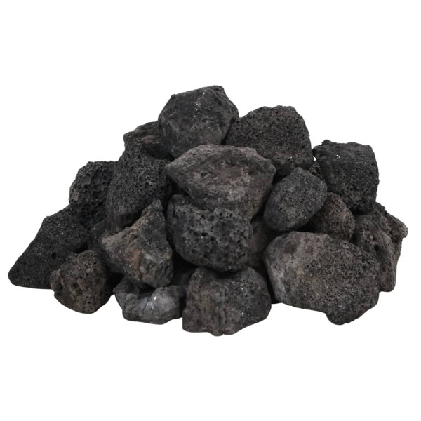 Pedras vulcânicas 10 kg 3-5 cm preto M 3