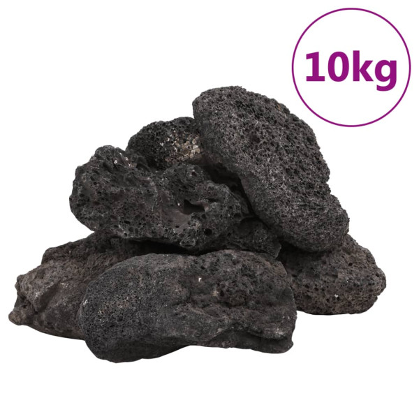 Rocas volcánicas negras 10 kg 10-30 cm M 2