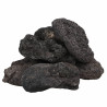 Pedras vulcânicas 10 kg 10-30 cm preto 3