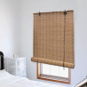 Estore de enrolar 140x220 cm bambu castanho 1