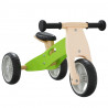 Bicicleta de equilibrio para niños 2 en 1 verde 2