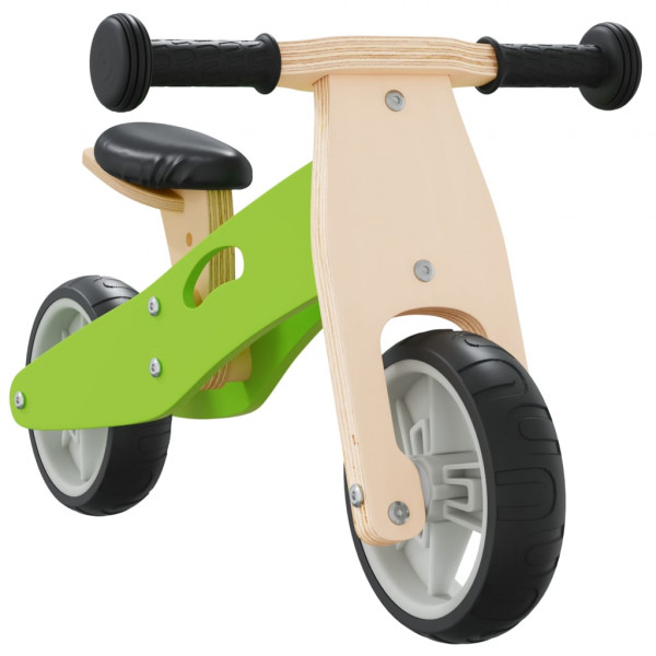 Bicicleta de equilibrio para niños 2 en 1 verde M 4