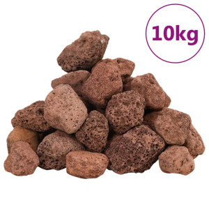 Rocas volcánicas rojas 10 kg 3-5 cm H