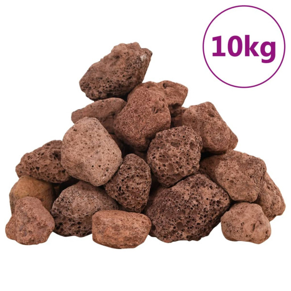 Rocas volcánicas rojas 10 kg 3-5 cm M 2
