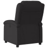 Sillón reclinable de tela negro 5