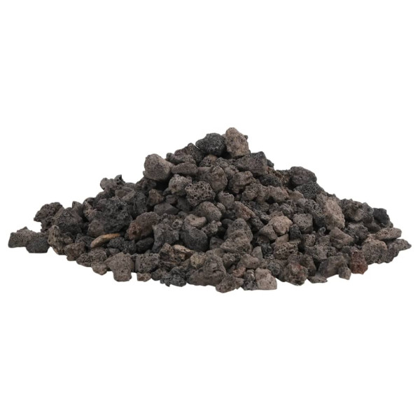 Pedras vulcânicas 10 kg 1-2 cm preto M 3