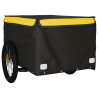 Remolque de carga para bicicleta hierro negro y amarillo 45 kg 4