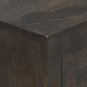 Aparador de madera de mango maciza 60x30x76 cm H