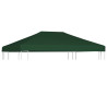 Toldo de cenador 310 g/m² 4x3 m verde 1