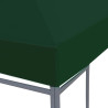 Cobertura de gazebo 310 g/m² 4x3 m verde 3