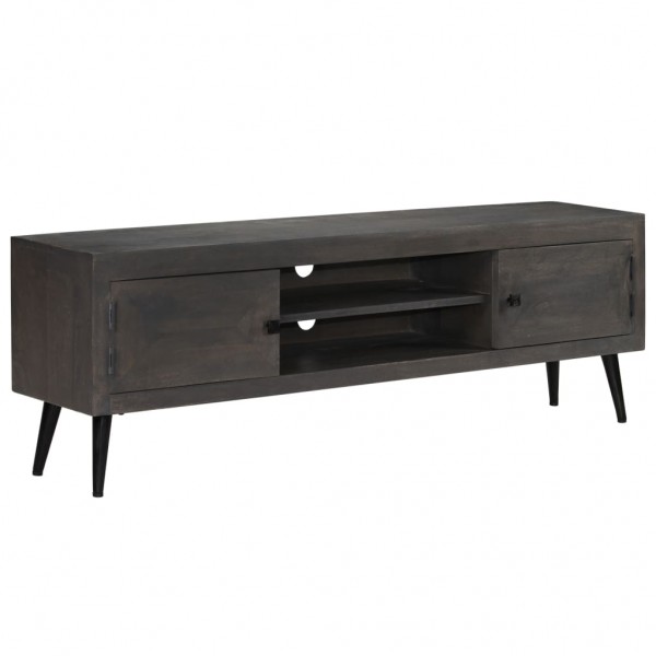 Mueble para TV de madera maciza de mango 140x30x45 cm M 3