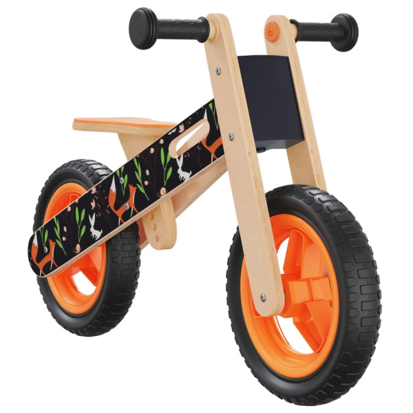 Bicicleta de equilibrio para niños estampado naranja M 2