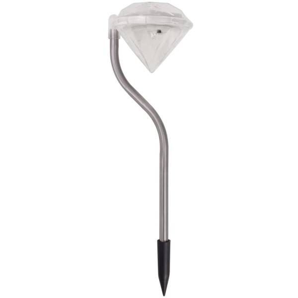 Iluminação de jardim luz LED solar. 6 pcs. 9x7.8x29.5 cm M 3