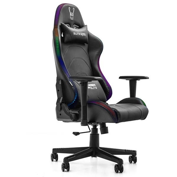 Silla Gaming WOXTER Stinger Station Elite V2 Luces LED negro M 3