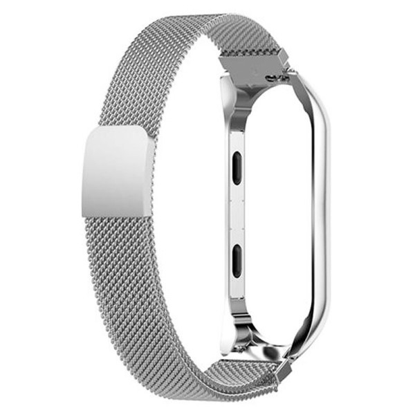 Correa COOL para Xiaomi Smart Band 8 Metal Plata M 3