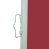Toldo lateral retrátil para pátio 140x500 cm vermelho 4