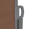 Toldo lateral retráctil 160x600 cm marrón 4