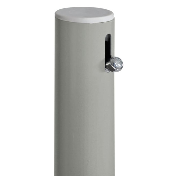 Toldo lateral retrátil para pátio 160x300 cm castanho M 5