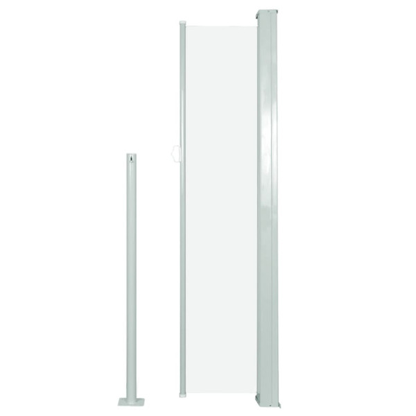 Toldo lateral retráctil 140x300 cm crema M 4