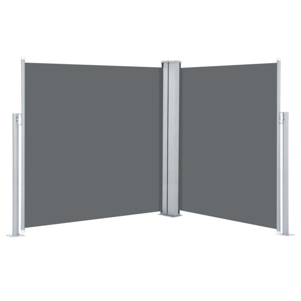 Toldo lateral retráctil gris antracita 140x600 cm M 2