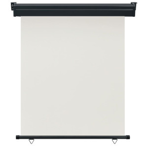 Toldo lateral de balcón color crema 140x250 cm H