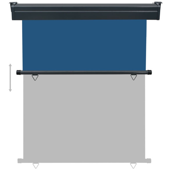 Toldo lateral de balcón azul 140x250 cm M 5