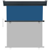 Toldo lateral de balcón azul 140x250 cm 5