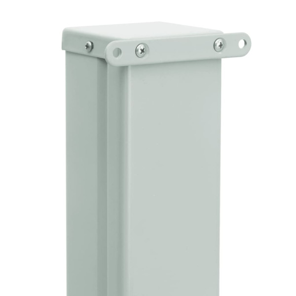 Toldo lateral retrátil para pátio 600x160 cm azul M 5