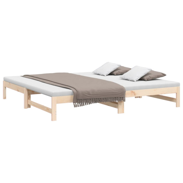 Sofá cama extraíble madera maciza de pino 2x(90x200) cm M 3