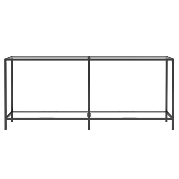 Mesa consola transparente 180x35x75.5 cm vidro temperado M 3