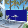 Toldo lateral retrátil 140x300 cm azul 1