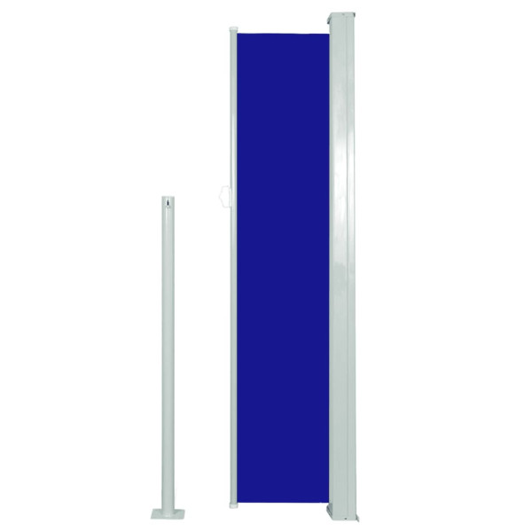 Toldo lateral retrátil 140x300 cm azul M 4