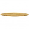 Superficie de mesa redonda madera maciza de roble 23 mm 500 mm 2