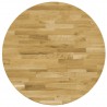 Superficie de mesa redonda madera maciza de roble 23 mm 500 mm 3