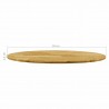Superficie de mesa redonda madera maciza de roble 23 mm 500 mm 5