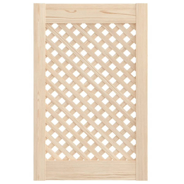 Puertas de armario entramado 2 uds madera pino 39.5x61.5 cm M 3