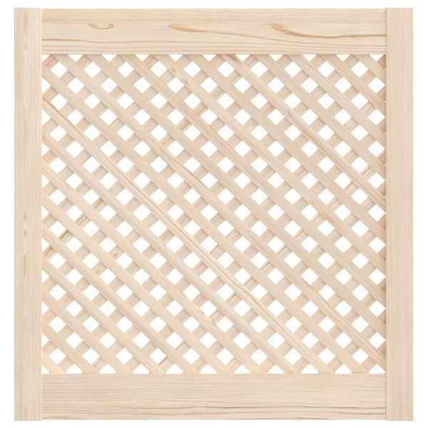 Puertas de armario entramado 2 uds madera pino 59.5x61.5 cm M 3