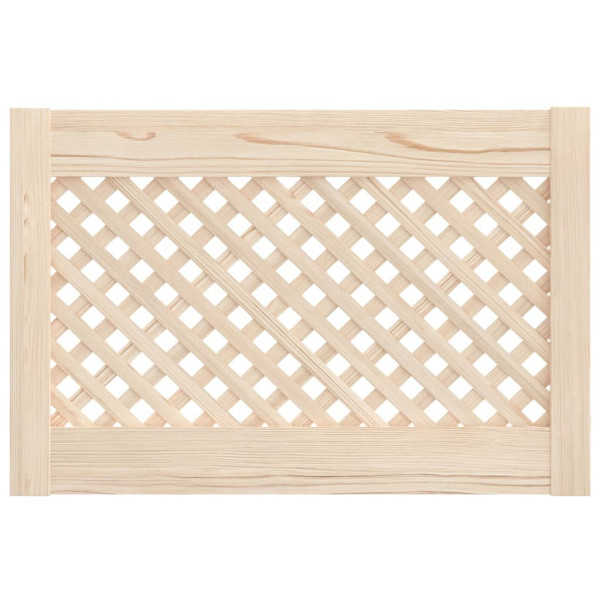 Puertas de armario entramado 2 uds madera pino 59.5x39.5 cm D
