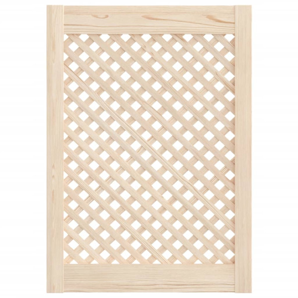 Puertas de armario entramado 2 uds madera pino 49.5x69 cm M 3