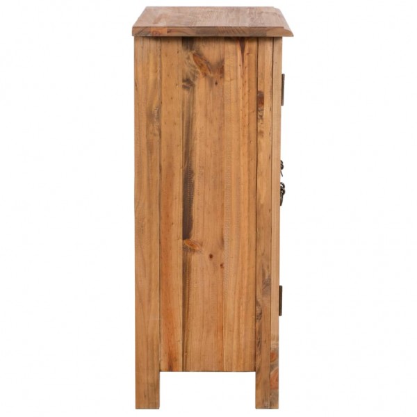 Mueble del cuarto de baño madera maciza de pino 59x32x80 cm M 3