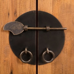 Conjunto móveis casa de banho pinho maciço H