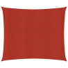 Ático de vela vermelho HDPE 160 g/m2 2,5x3 m 1