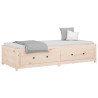 Sofá cama madera maciza de pino 90x200 cm 3