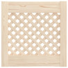Puertas de armario entramado 2 uds madera pino 39.5x39.5cm 3