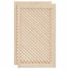 Portas de armário design treliça 2 pcs 59.5x99 cm pinho maciço 2
