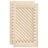 Puertas de armario entramado 2 uds madera pino 39.5x69 cm 2