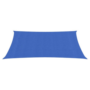 Para-sol estilo vela 160 g/m² 2x3.5m PEAD azul H