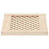 Puertas de armario entramado 2 uds madera pino 49.5x39.5 cm 4