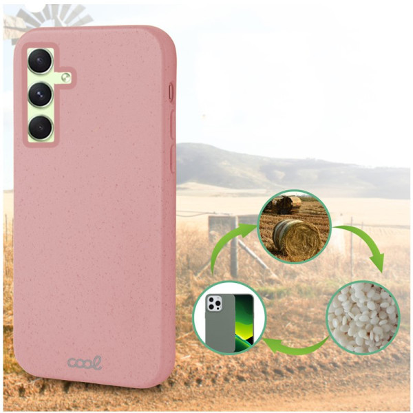 Carcasa COOL para Samsung A546 Galaxy A54 5G Eco Biodegradable Rosa M 6
